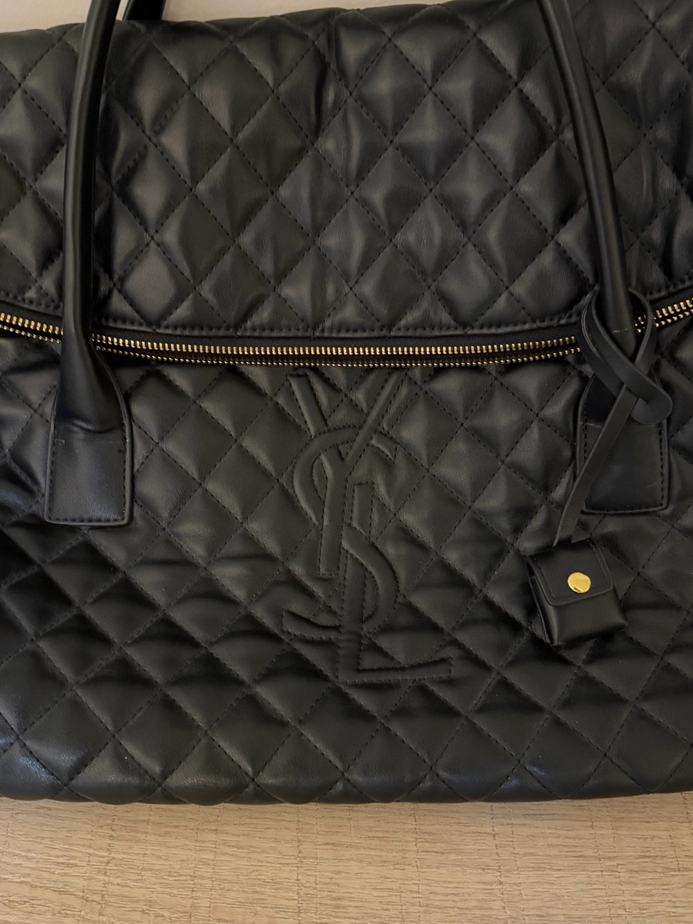 Black large duffle